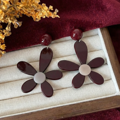 Flor Vinotinto Elegante