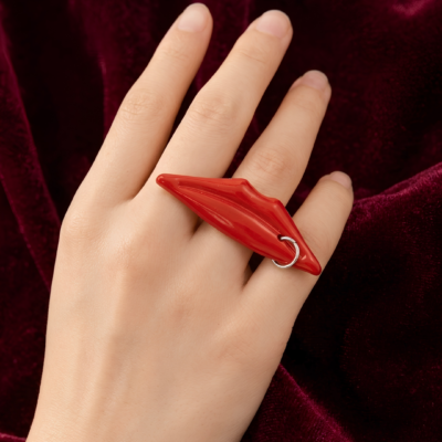 Anillo Beso Perforado